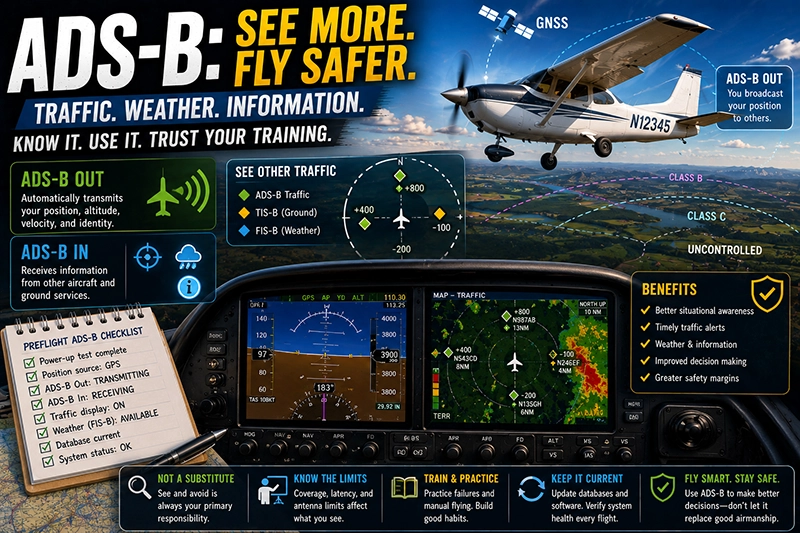 ADS-B Guide for Student Pilots: Essentials & Safety