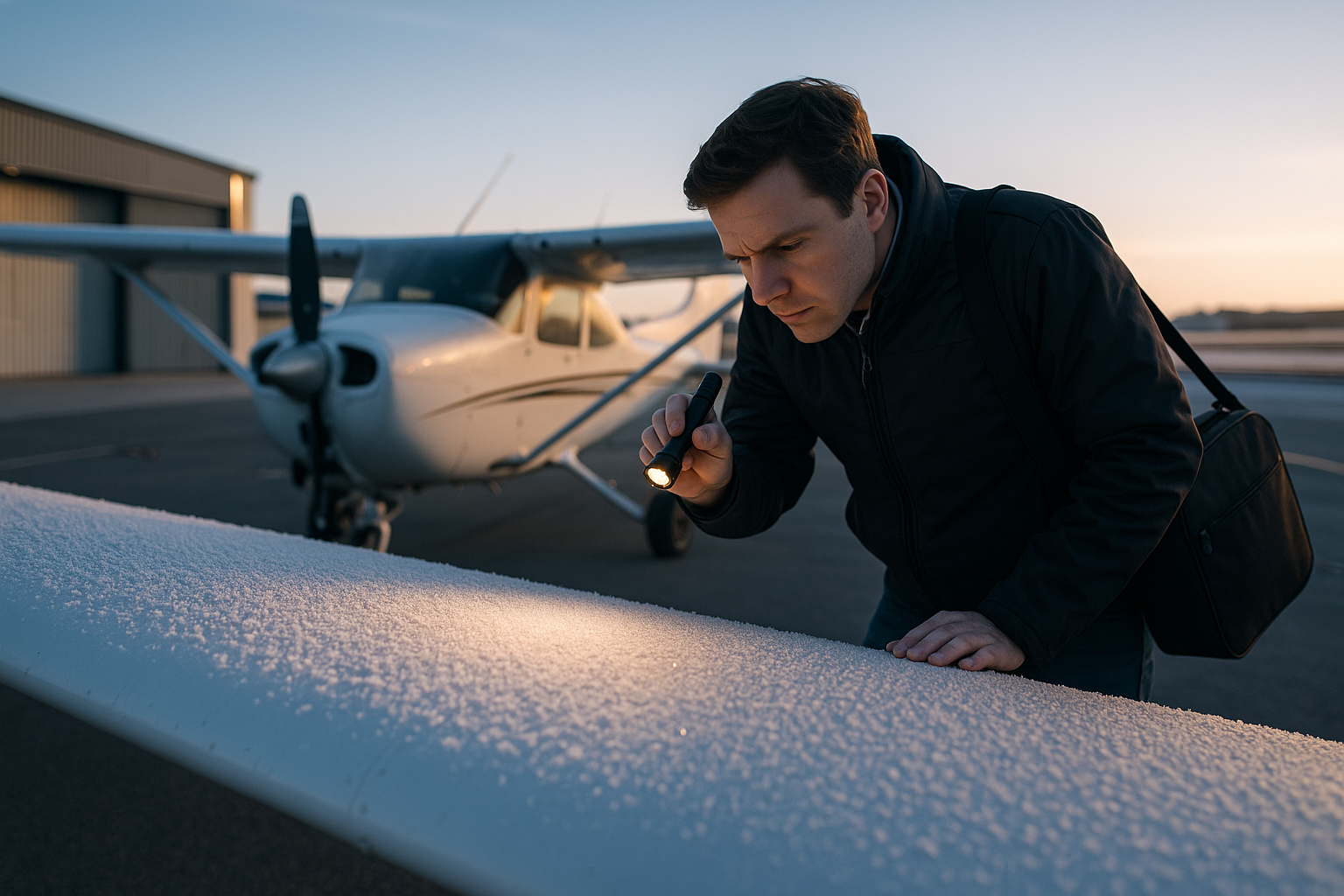 Airframe Frost Before Takeoff: Why Thin Ice Is Risky