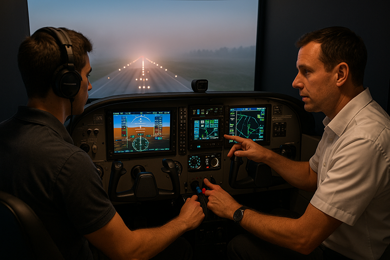 Flight Simulation Training for Real Pilot Skills
