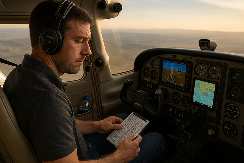 Long-Distance Pilot Fatigue: Safer Flight Planning