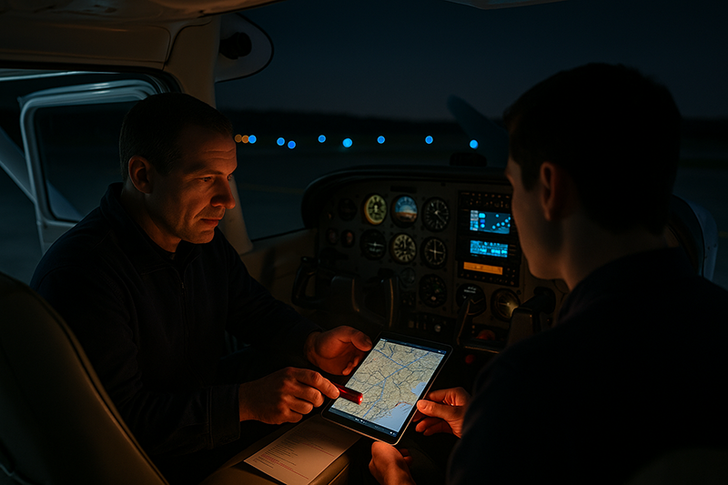 Night Cross-Country Planning Hazards Pilots Miss
