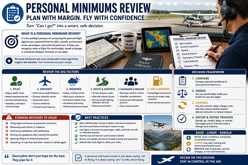 Personal Minimums Review Before Every Flight