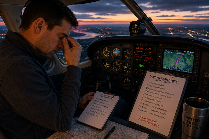Pilot Fatigue and Performance: Risks, Signs, and Prevention