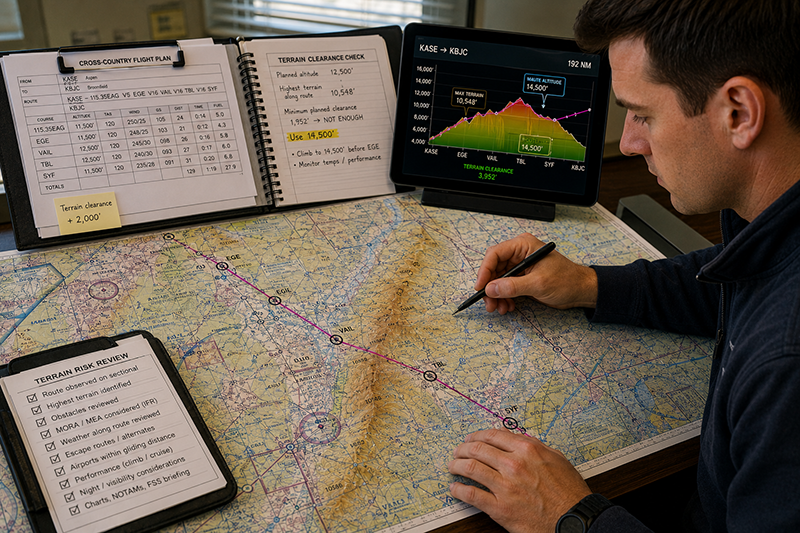 Terrain Risks Along Your Route: Pilot Planning Guide