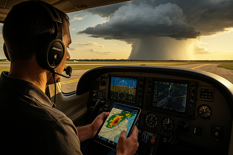 Thunderstorm Risk Along a Route: Pilot Guide