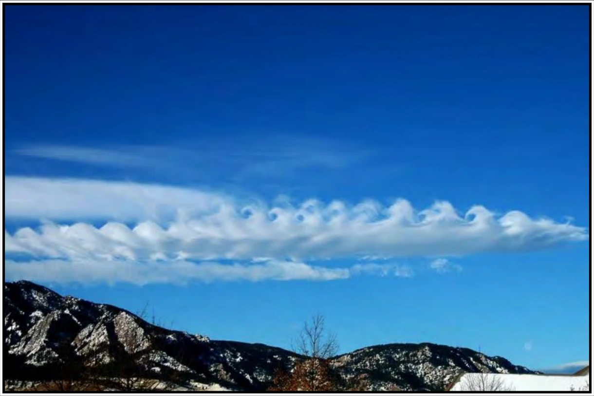 Figure 16-4. Clouds Associated with Gravity-Shear Waves