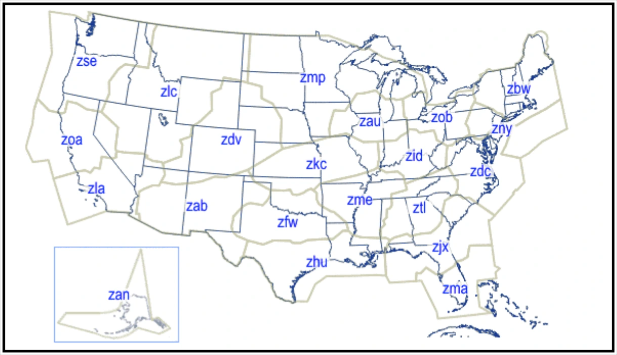 Figure 26-8. CWSU Areas of Responsibility