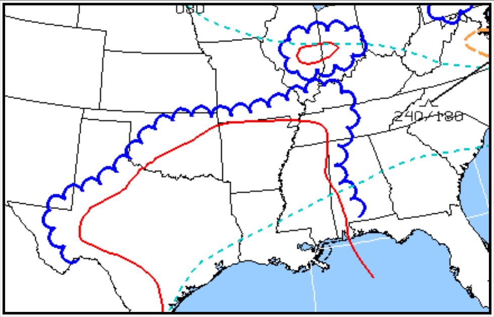 Figure 27-12. Low-Level SIGWX Chart Flying Categories—Example