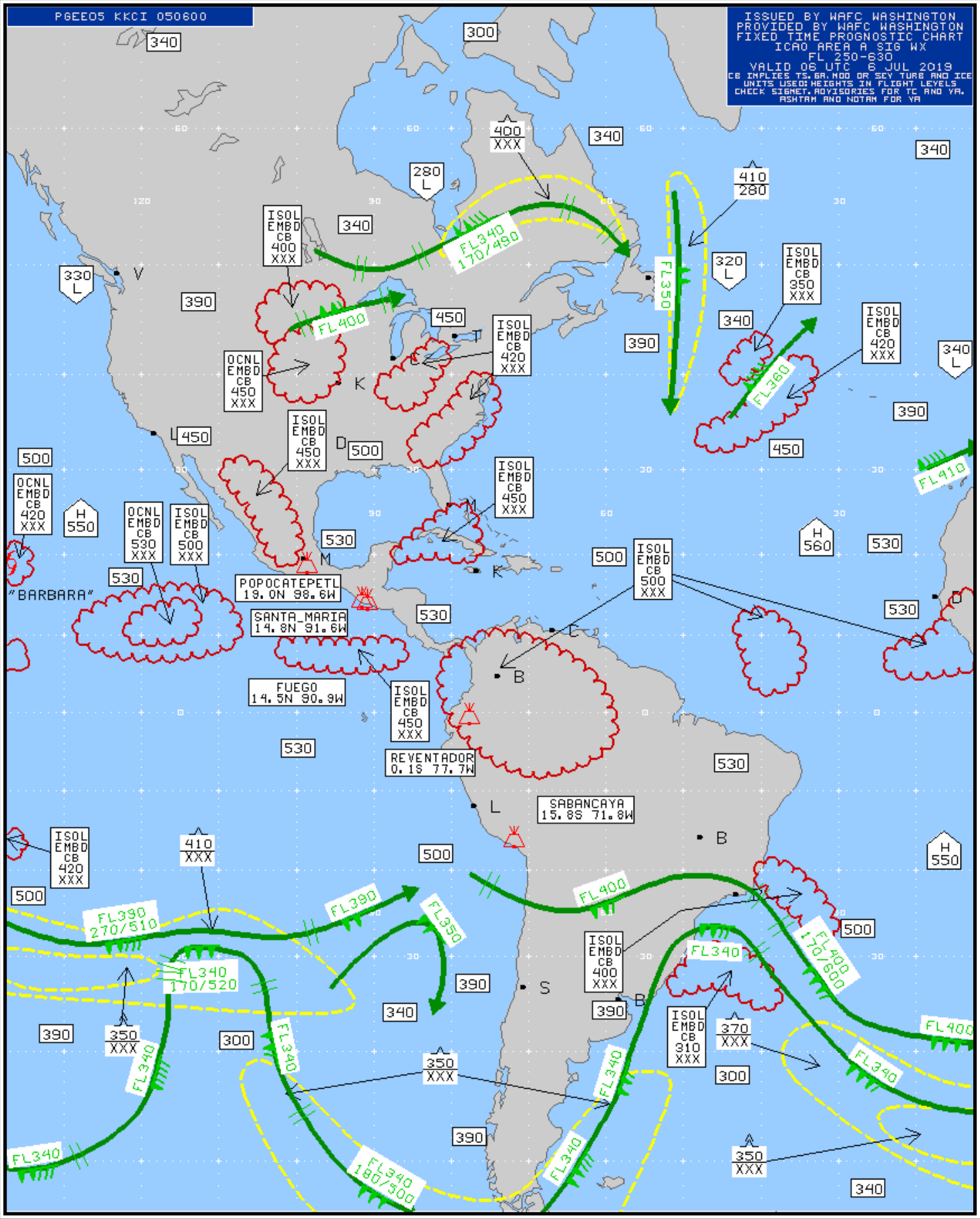 Figure 27-17. High-Level SIGWX Chart—Example