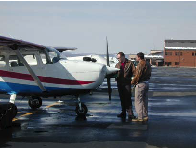 Pilots Looking at an aircraft