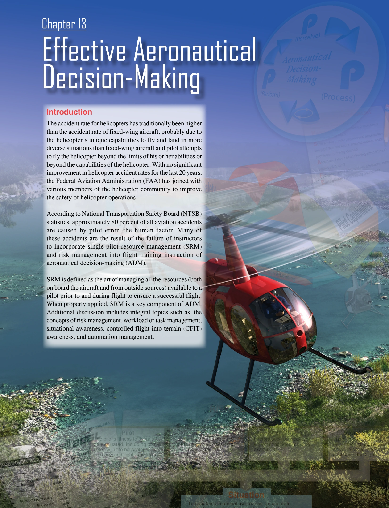 Chapter 13 opener: Effective Aeronautical Decision-Making.
