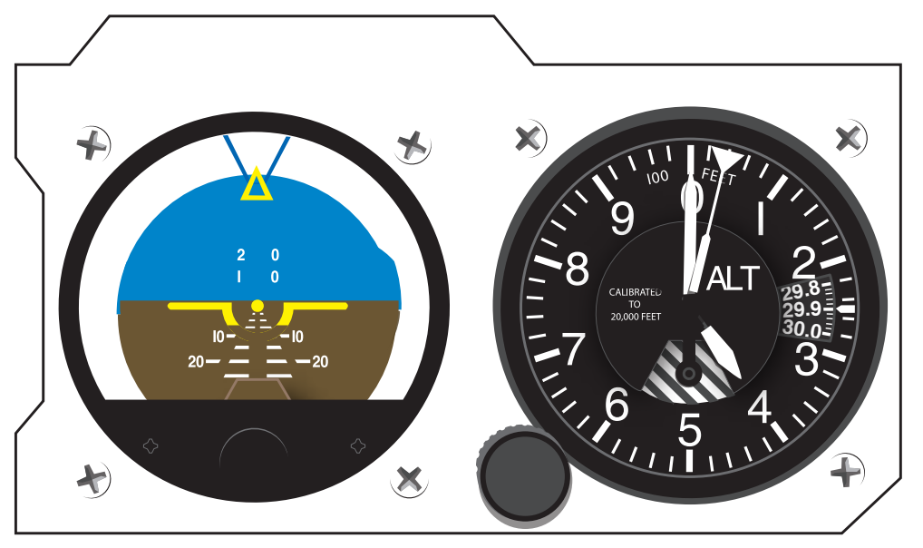 Figure 6-7. Pitch correction using the altimeter.