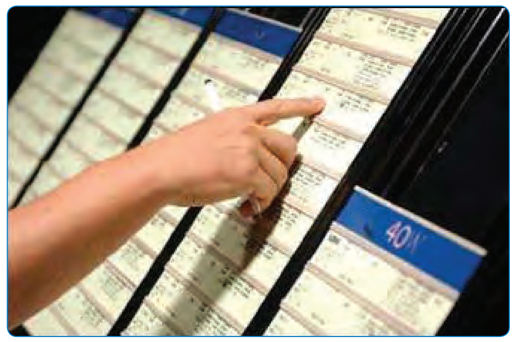 Figure 2-7. Flight progress strips.